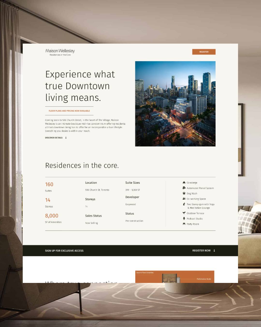 Maison Wellesley website